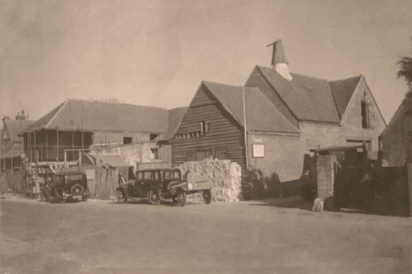 1946 building Lymington Centre from an old malt house