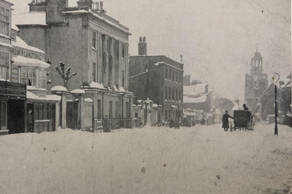 The great snowstorm of 1908 and a disaster in the Solent