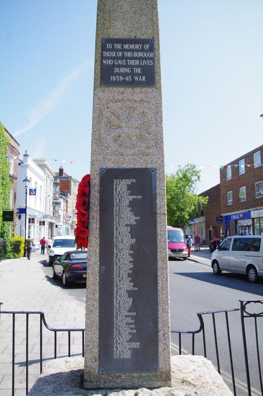 Lymington WW2 memorial