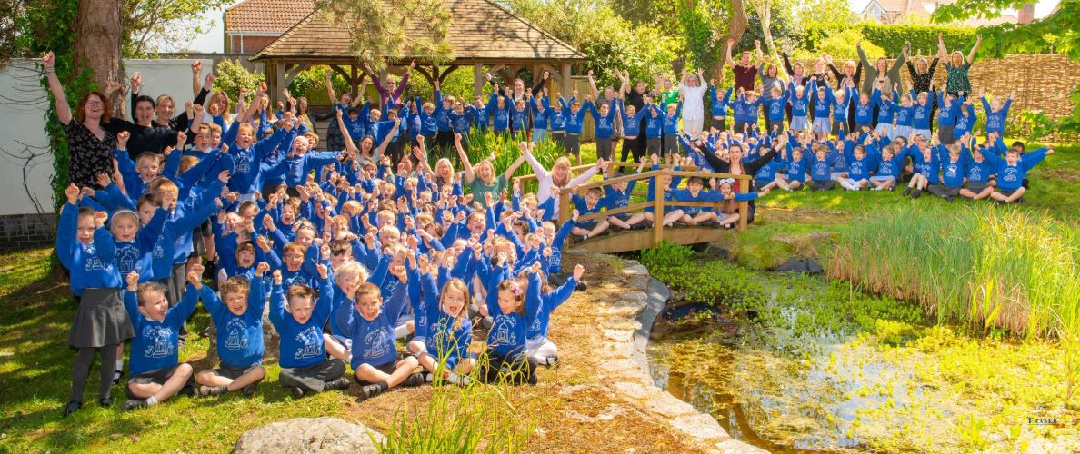 Lymington Infants School pupils