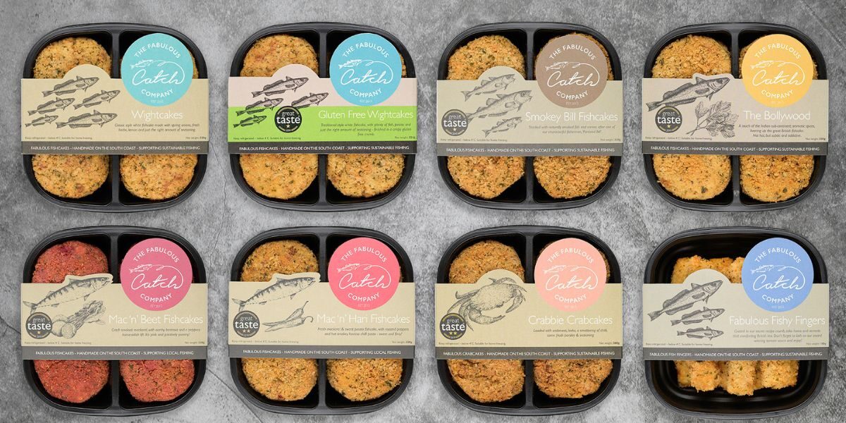 The range of award winning Fabulous Catch Company products