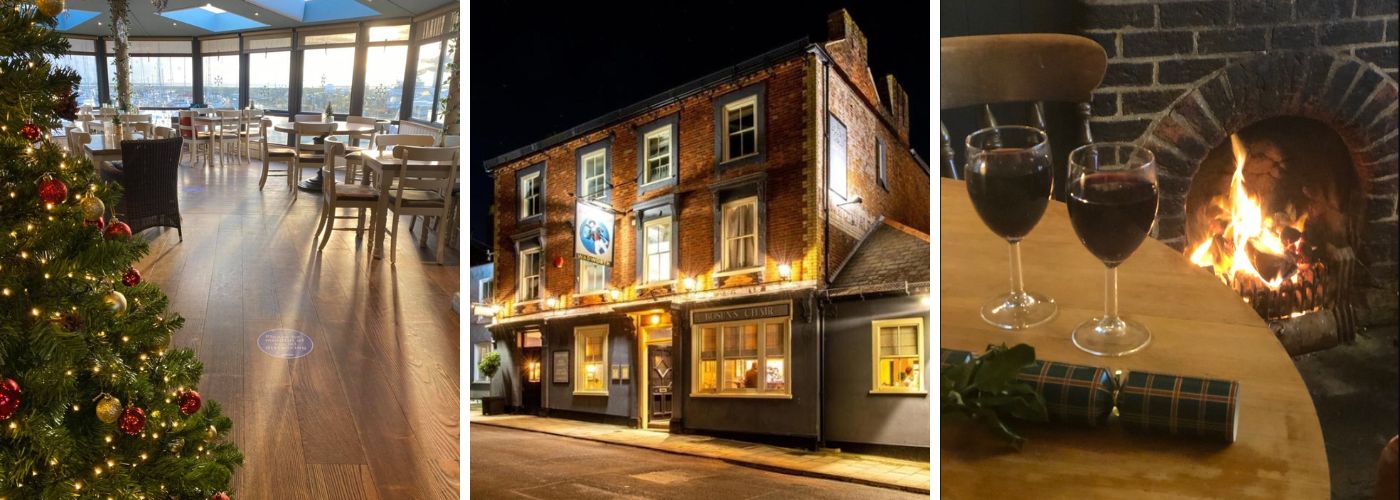 Christmas Party Local Pubs The Haven, The Bosuns Chair, The Turfcutters New Forest