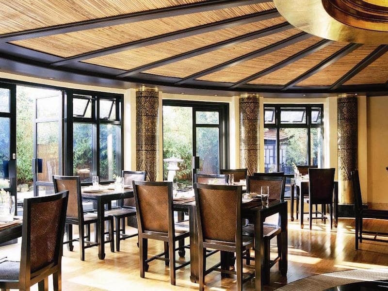 Careys Manor Zen Garden restaurant Brockenhurst