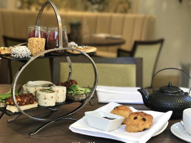 Vegan afternoon tea at Careys Manor