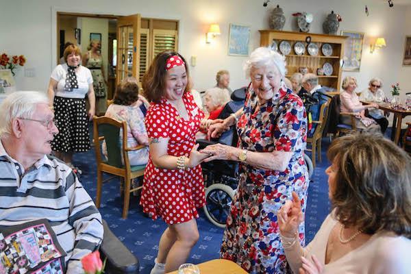 A taste of the Fifties at New Milton care home charity supper