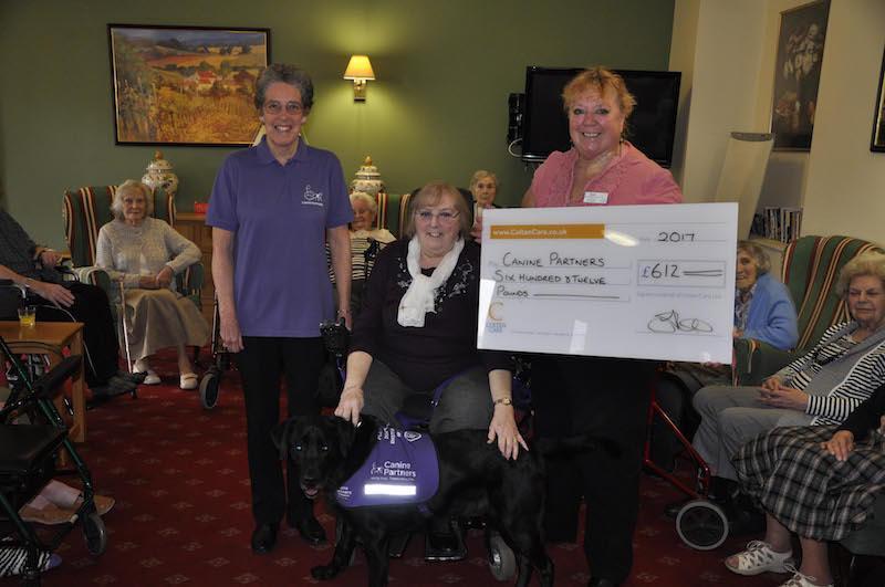 Mungo is top dog as Lymington care home raises cash for disability charity.