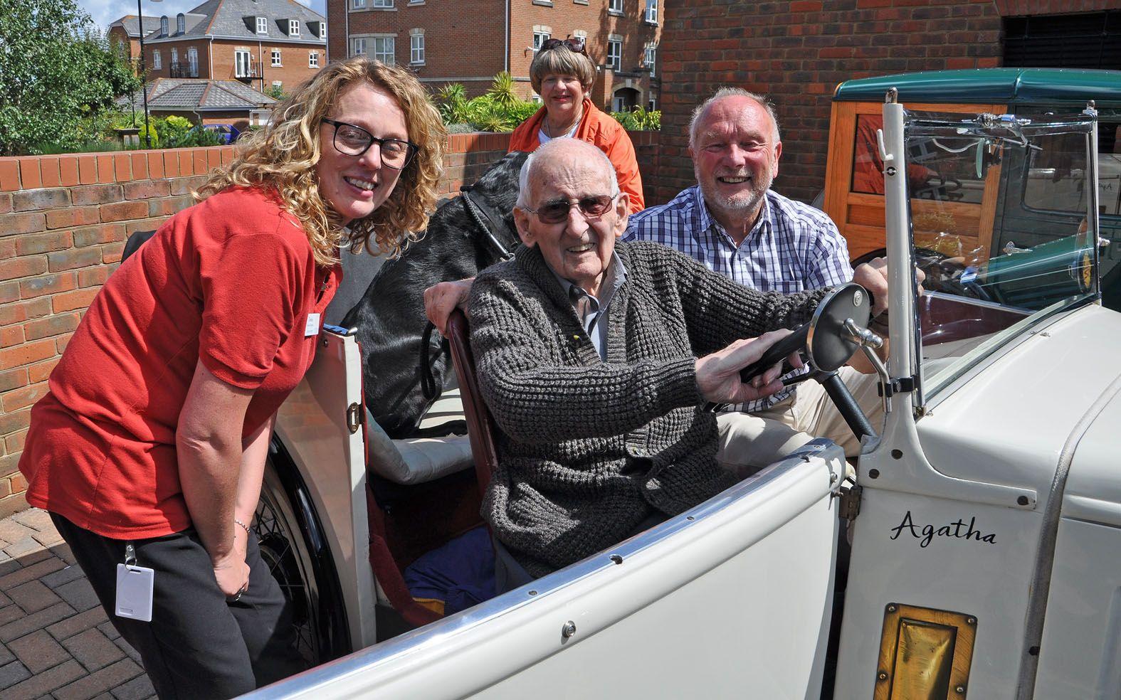 memories for chris in austin seven at linden house specialist dementia care home in Lymington