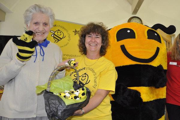 Buzz of activity as care home residents turn children's champions