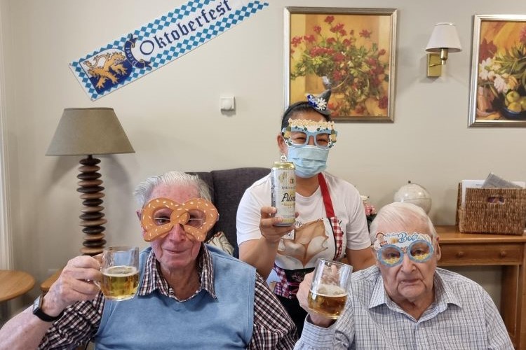 New Forest Colten Care home Kingfishers hosts Oktoberfest fun