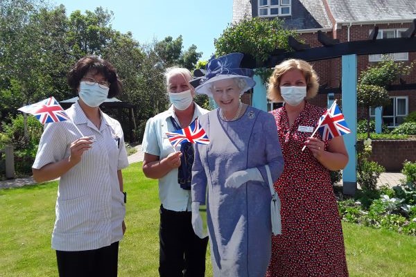 Right royal celebrations and thank yous to care home carers