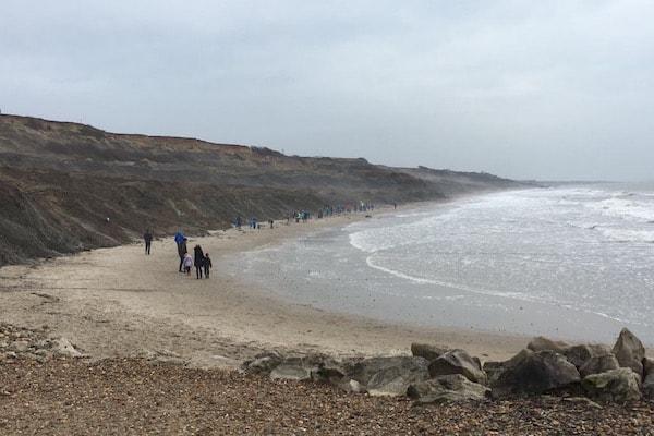 Beach clean up and environmental lessons for Durlston Court pupils