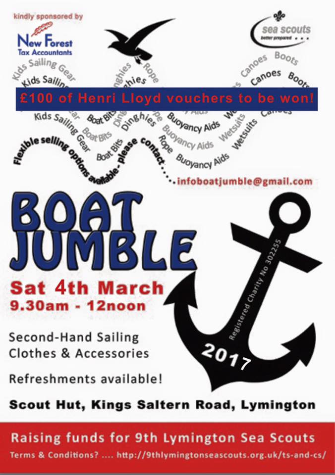 Come and support Lymington’s 5th annual boat jumble