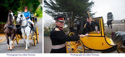 Cornwallis reconstruction with post chaise of the news from Trafalgar