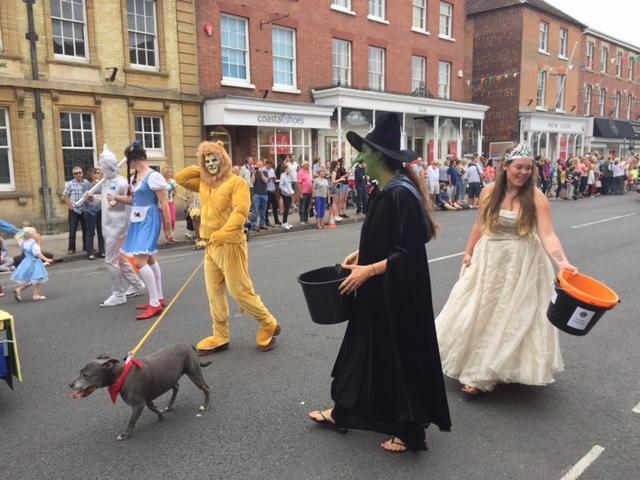 Barry Frampton winners of best trade category at Lymington Carnival