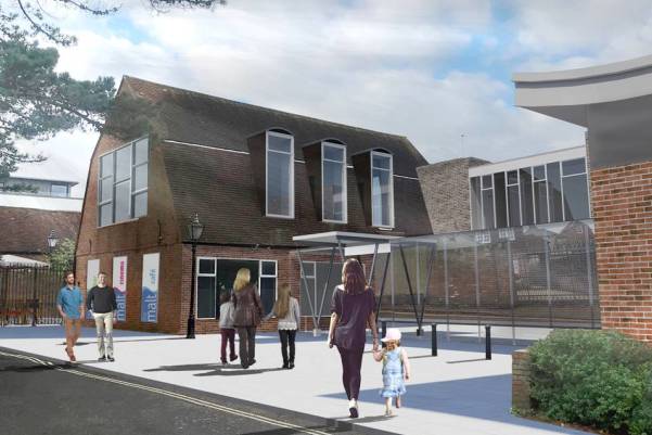 Proposed new look lymington centre entrance 
