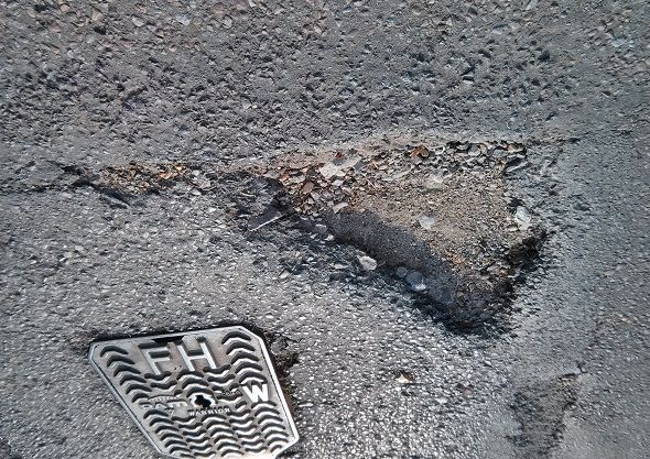 more potholes in Lymington