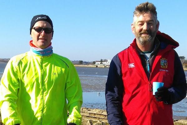 Lymington duo scooting 120 miles for Saints Foundation