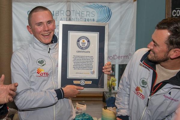Jude Massey Guinness World Record holder youngest to row any ocean as a pair