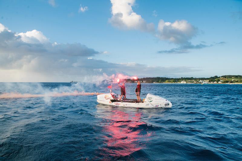 The Ocean Brothers celebrate the end of their 3000 unsupported row across the Atlantic by Adam Rowley Creative http://www.adamrowleycreative.com