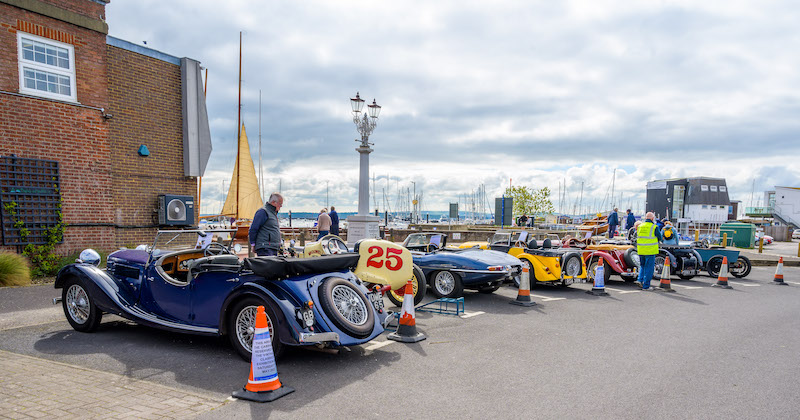 Classic Cars at Royal Lymington Yacht Club