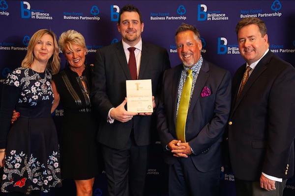 Balmer Lawn at New Forest Brilliance in Business 2019 - winners Business of the Year