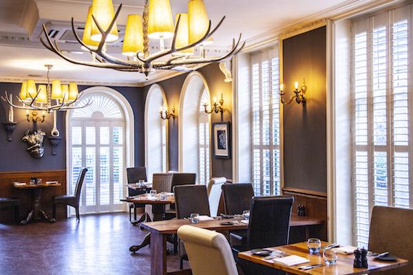 Beresfords light and airy 2AA rosette restaurant at Balmer Lawn New Forest