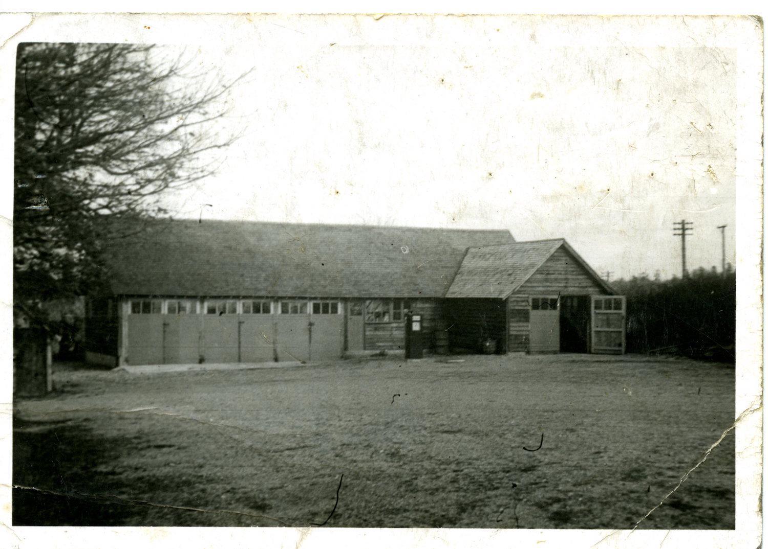 Bucklers Hard Garage after completion 1948