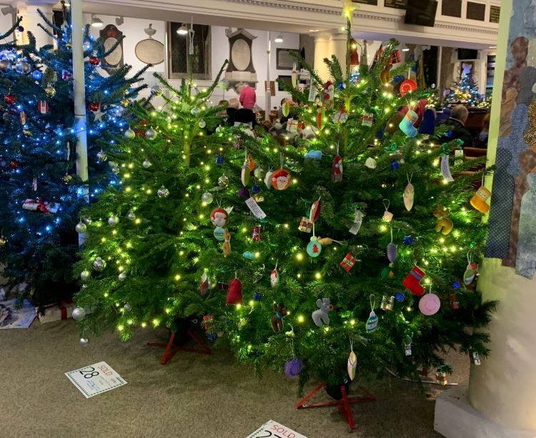 Lymington Christmas Tree Festival 2021 - the trees