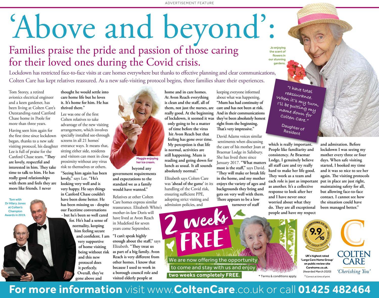 Colten Care advertorial 7 August 2020