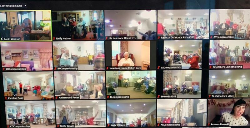 Dancing on Zoom