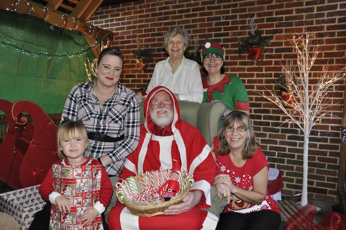 Sleigh bells ring as New Forest care homes host winter wonderland