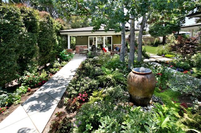 asymmetrical garden