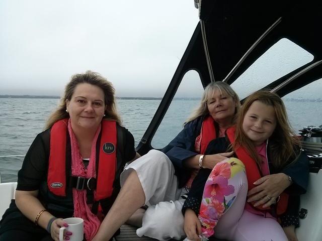 Victoria and her family enjoy instant relaxation with Escape Yachting Lymington