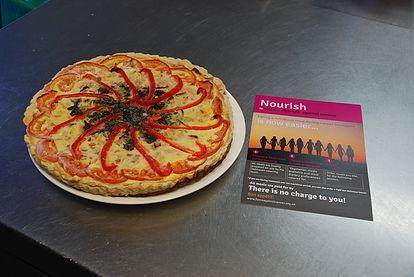 Example of a meal by Nourish by forca strength against cancer