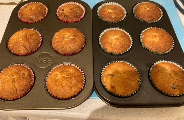 Gill's mincemeat cupcakes, baked to perfection