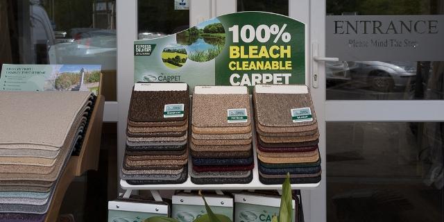 Polypropolene carpet samples