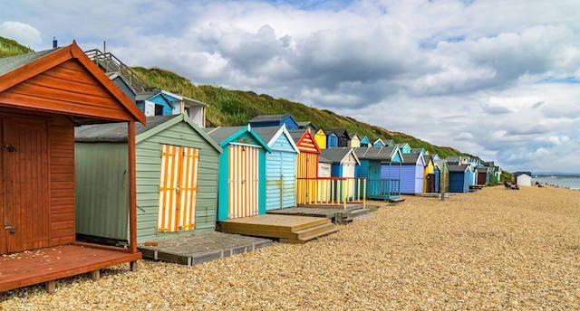 Milford on Sea beach - image by Steve Elson