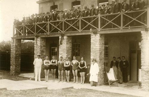 lymington sea water baths history photograph