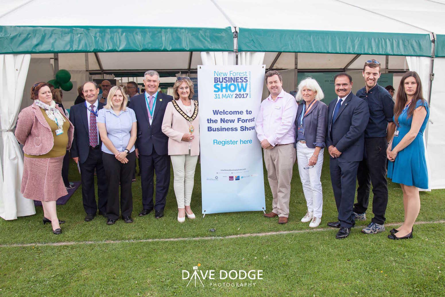 New Forest Business Show team at the opening