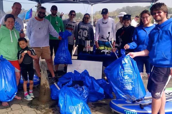 New Forest Paddle Sport Company SUP vs Single Use Plastic 22 April 2018