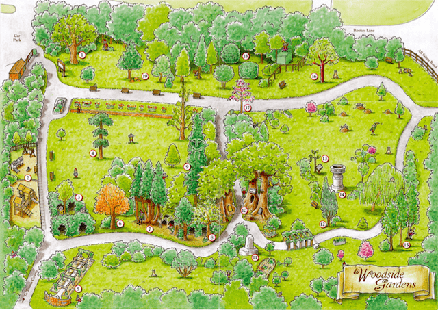 Woodside gardens fairies