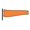 orange wind sock