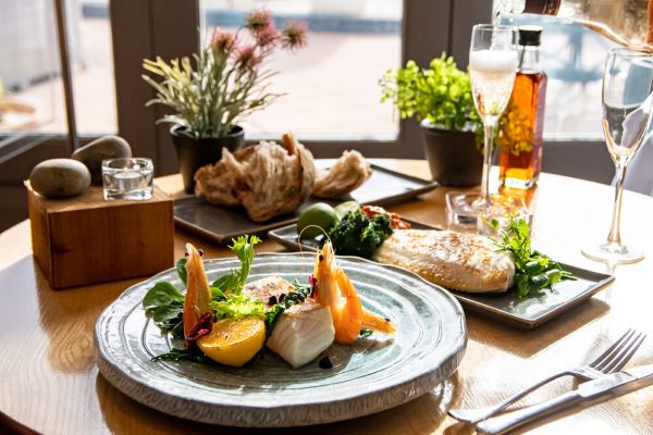 delicious looking food served ready to eat