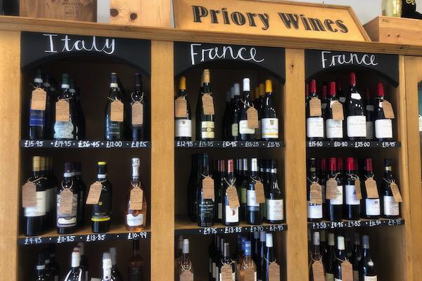 Great selection and expert advice at Priory Wines
