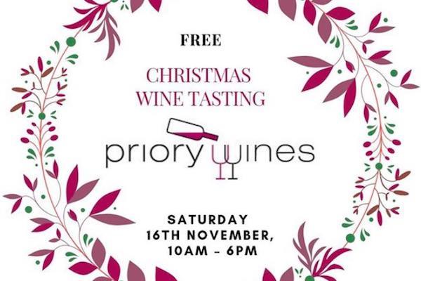 Get set for Christmas with Priory Wines in Lymington!