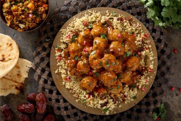 Moroccan lamb meatballs