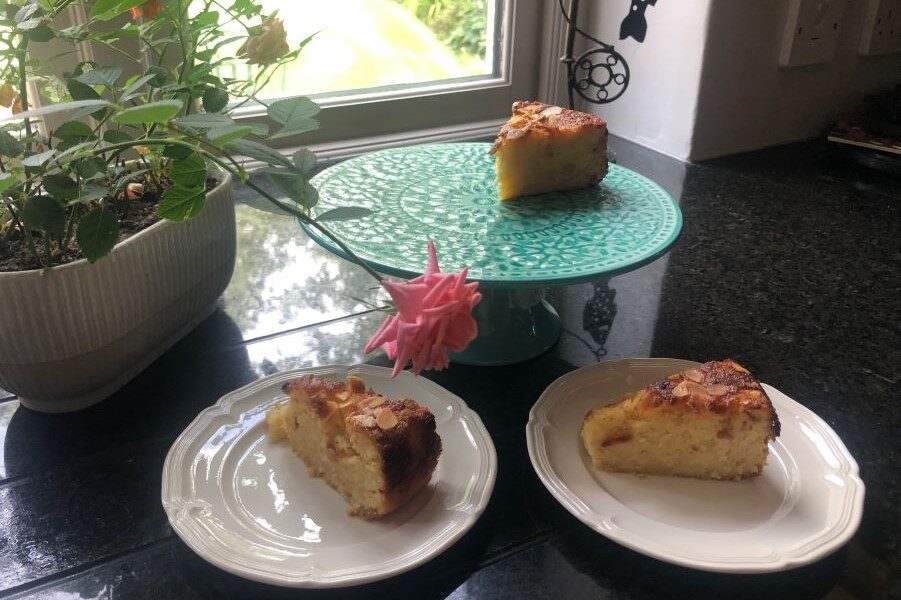 New Forest recipe from Real Food: almond and lemon cake