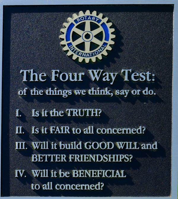 The Four Way Test 