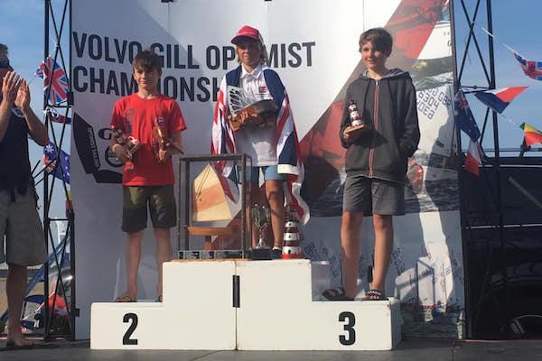 Santi Sesto Cosby 2019 National Optimist Champion and Henry Heathcote 2nd