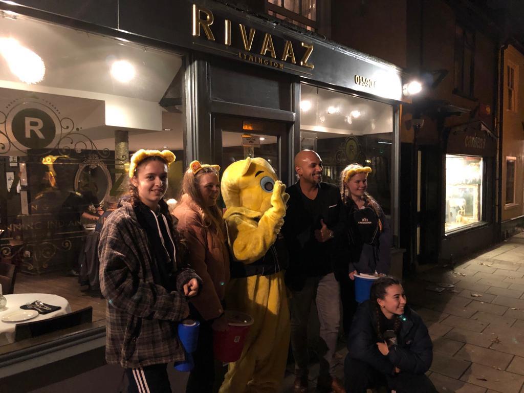 Pudsey and the JC with Shah from Rivaaz